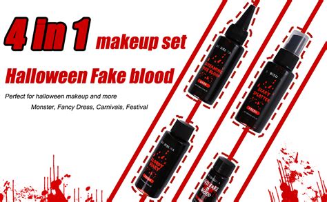 suit wig makeup nose needs fake blood and shoes